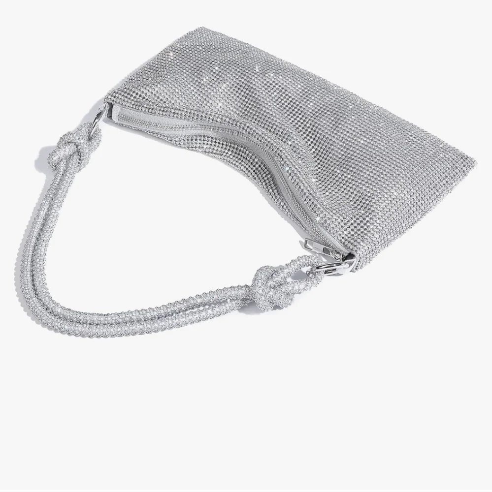 Elegant Silver Rhinestone Women's Bag - Picture 5 of 16